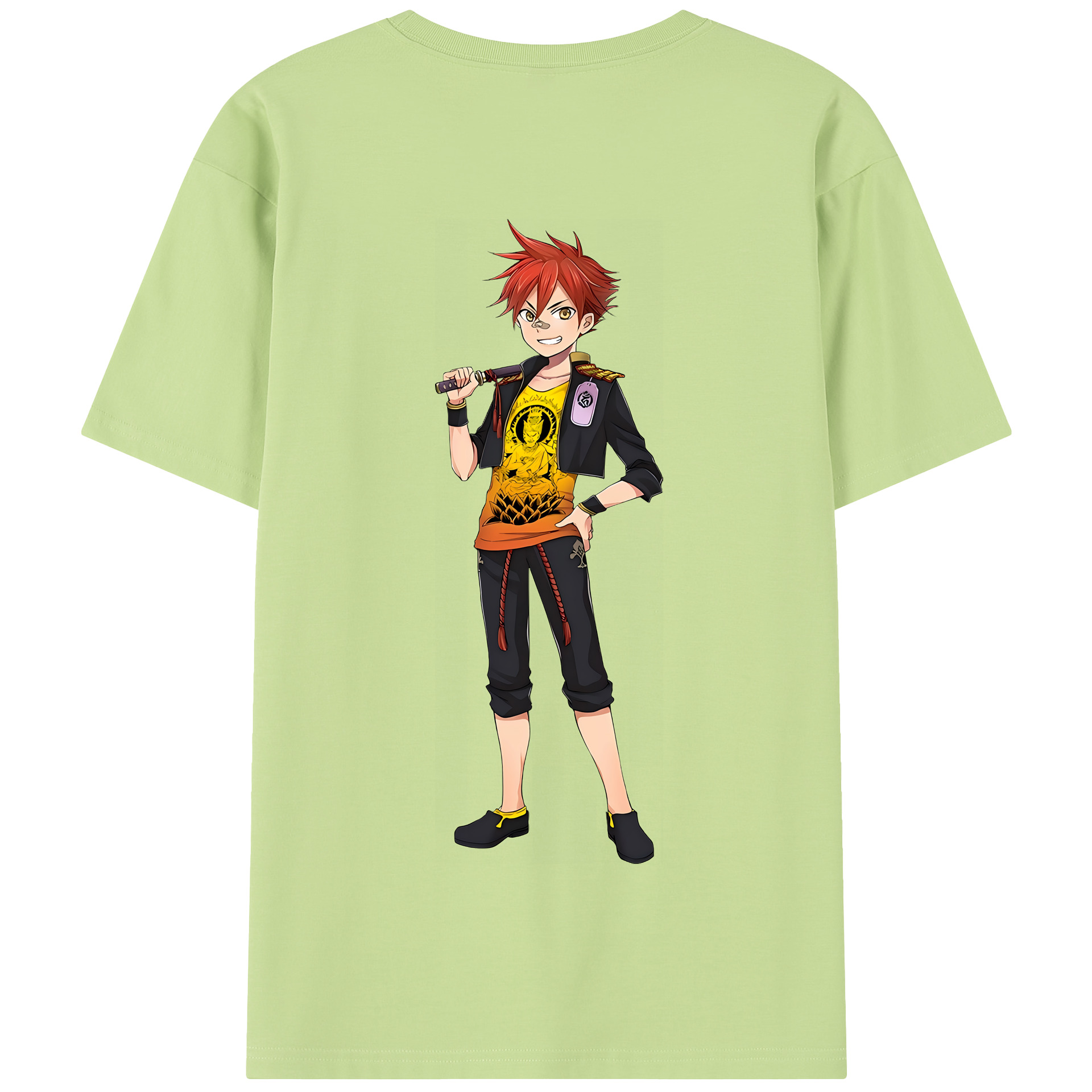 （画像用） 刀剣乱舞 Touken Ranbu 綿100％半袖Tシャツ（背面プリント）